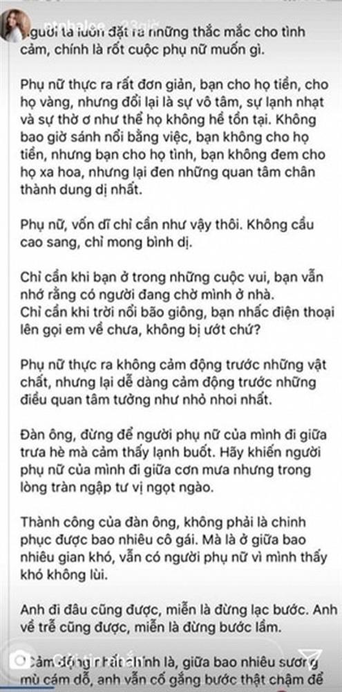 Vừa nối lại tình xưa với Quang Hải, Nhật Lê đã lên mạng dạy đàn ông cách yêu phụ nữ-3