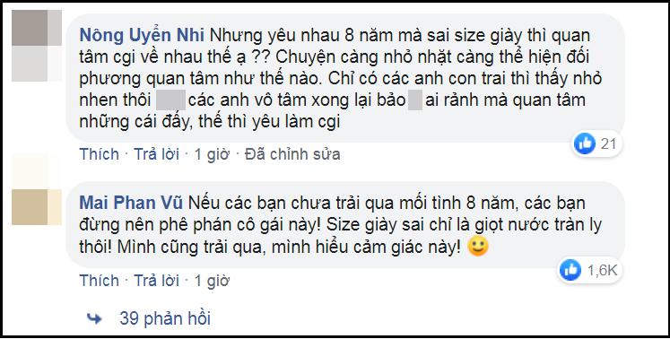 Á hậu Mâu Thủy chia tay bạn trai 8 năm vì mua nhầm size giày, dân mạng nói gì?-5