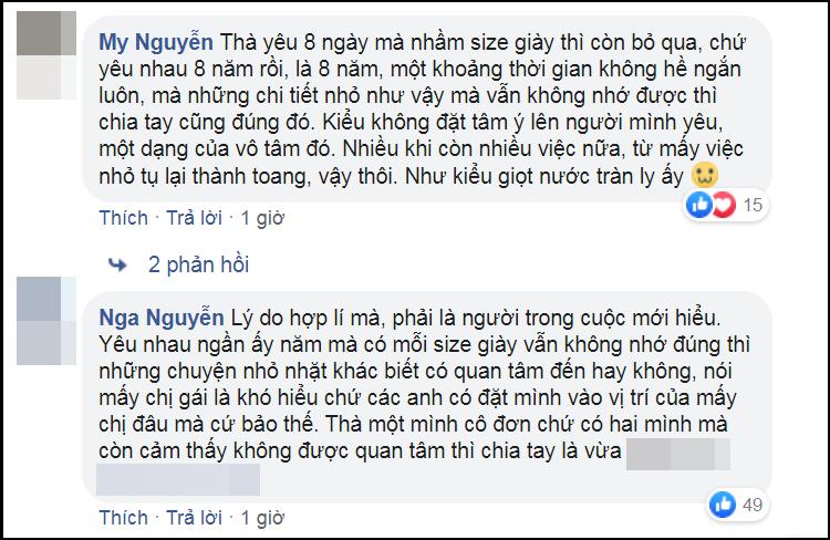 Á hậu Mâu Thủy chia tay bạn trai 8 năm vì mua nhầm size giày, dân mạng nói gì?-6