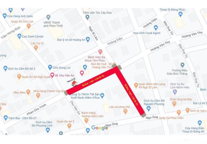 Cách ly 2 tuyến phố ở Phan Thiết để phòng dịch Covid-19-1