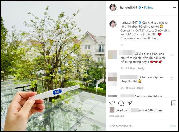 Hằng Túi mang bầu lần thứ 5, dân mạng chúc mừng không quên thắc mắc: Đã Út thật chưa?-1