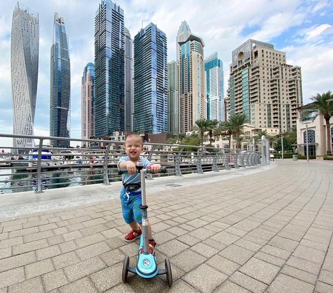 Kha Mỹ Vân theo chồng sang Dubai sống-2