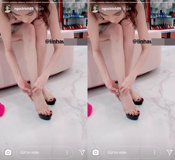 Ảnh chụp lén kém sexy đã đành, ai ngờ Ngọc Trinh vẫn không khá hơn trong clip tự đăng-3