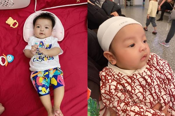 Mới 4 tháng tuổi, con gái Bùi Tiến Dũng đã sở hữu bộ sưu tập hàng hiệu đắt đỏ-2