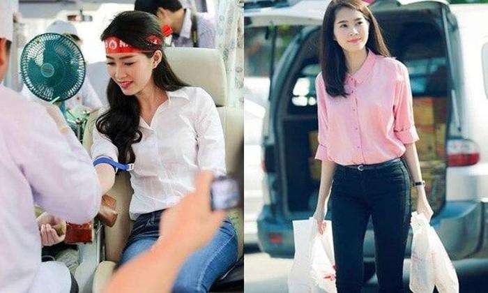 Đi từ thiện: HHen Niê, Thu Thảo mặc giản dị vẫn đẹp, Mai Phương Thúy nếm đủ thị phi vì trang phục-3