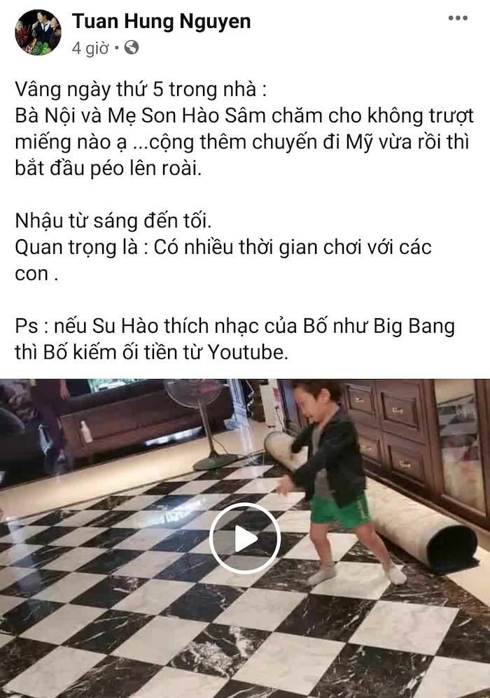 Tuấn Hưng đăng đàn than thở vì con trai Su Hào mê nhạc… Big Bang hơn nhạc của bố-2