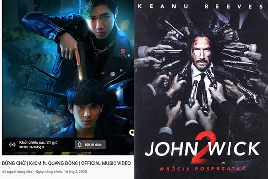 K-ICM lại gây chú ý khi poster mv sắp ra mắt na ná phim kinh điển 'John Wick'