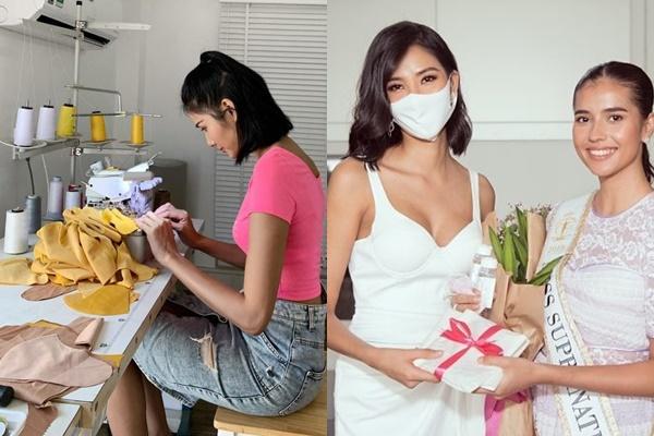 Sinh nhật giữa mùa dịch, Hoàng Thùy không ngờ được tặng dưa chuột và dầu ăn-10