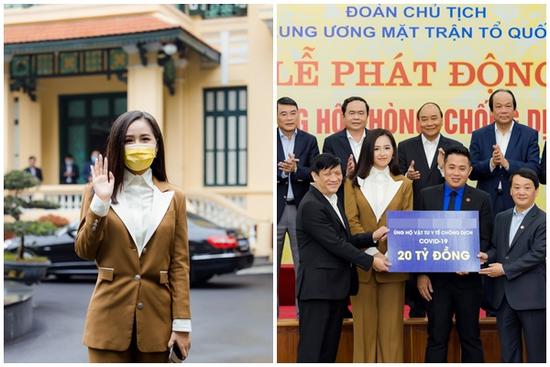 Mai Phương Thúy gặp gỡ Thủ tướng trao 20 tỷ đồng chống đại dịch Covid-19