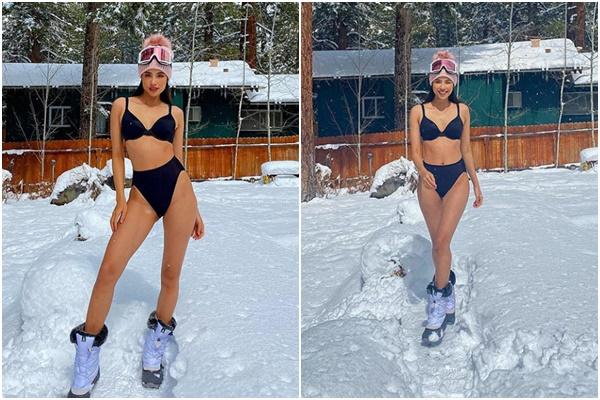 Hoa hậu Phạm Hương trồng rau, nuôi gà trên đất Mỹ-11