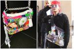 G-Dragon tô màu, vẽ hoa nữ tính lên túi Chanel 3.200 USD