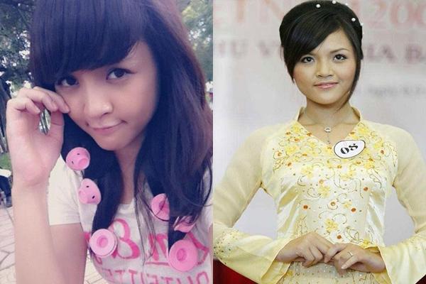 Thu Quỳnh: Ở tuổi đôi mươi, Thu Quỳnh đã có nhan sắc xinh đẹp. Cô từng thủ sức tại cuộc thi Hoa hậu Việt Nam 2008 và lọt top 10 chung cuộc. Sau đó, chân dài sinh năm 1988 thử sức với nghề diễn viên. Cô được biết đến khi tham gia phim Nhà có nhiều cửa sổ (2008), 13 nữ tù (2009), Hoa hồng mua chịu (2012)...