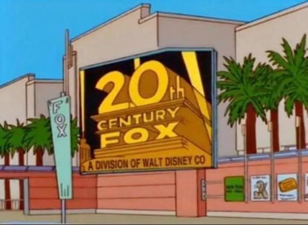 Ngày 8/11/1998, Gia đình Simpson chiếu tập phim có hình ảnh biển hiệu của hãng phim 20th Century Fox. Bên đó có dòng chữ 