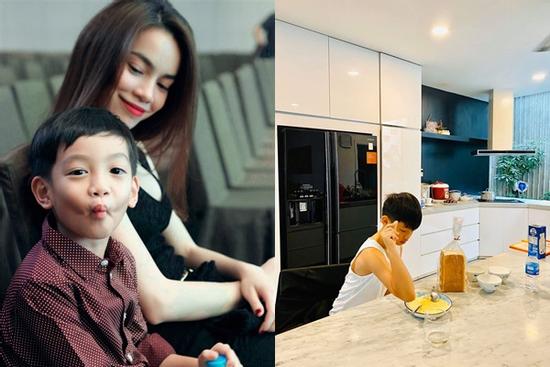 Rich kid cũng đừng hòng 'ngồi mát ăn bát vàng', quý tử Hồ Ngọc Hà chuẩn bị bữa ăn rất chuyên nghiệp!