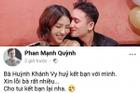 Bị bạn gái hủy kết bạn Facebook, Phan Mạnh Quỳnh liền làm hành động hài hước!
