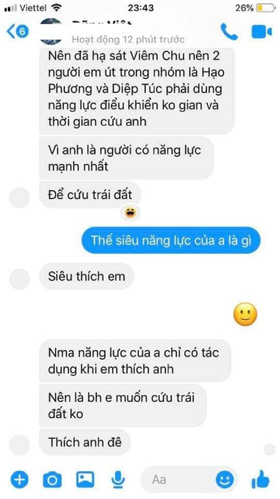 Đẳng cấp tán gái tầm vũ trụ: Huyên thuyên chuyện giải cứu Trái đất rồi bất ngờ bẻ lái siêu năng lực của anh là siêu thích em-4