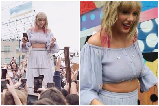Taylor Swift bất ngờ lộ thân hình sồ sề như bị 'ngải heo' nhập