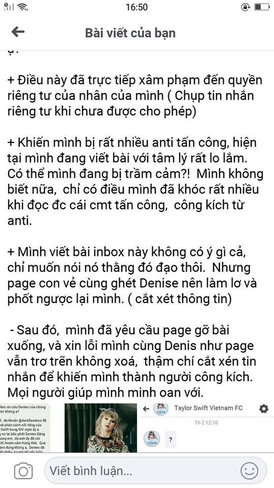 Từng đi khắp nơi minh oan cho Denis Đặng, fan cuồng bỗng tố ngược bị thần tượng bỏ rơi hòng giữ tiếng-4