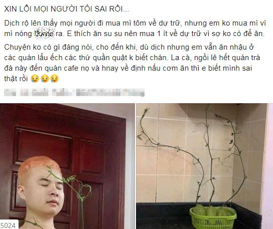 Dịch Covid-19 hoành hành, thanh niên mua su su về dự trữ và cái kết cười ra nước mắt-1