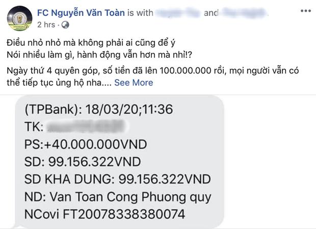 Công Phượng âm thầm quyên góp, dàn sao tuyển Việt Nam tạo làn sóng đẩy lùi dịch Covid-19-1