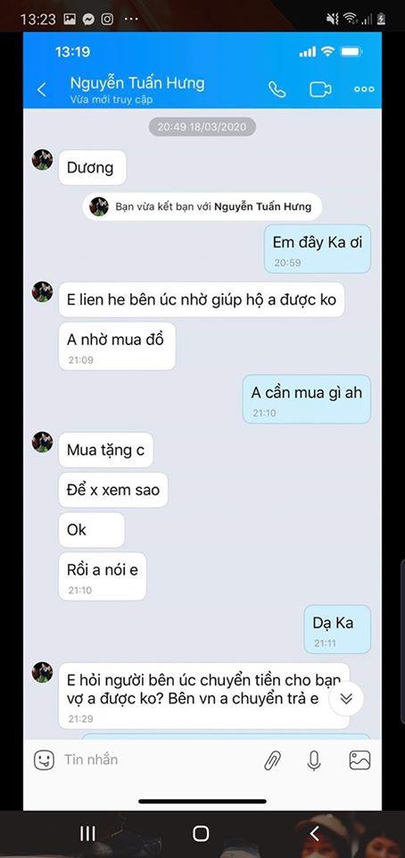 Tuấn Hưng bị kẻ gian giả mạo lừa đảo 40 triệu mua quà cho vợ-1