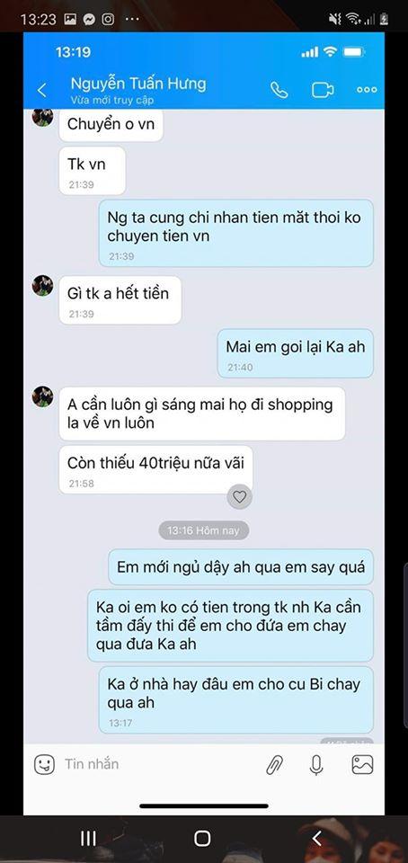 Tuấn Hưng bị kẻ gian giả mạo lừa đảo 40 triệu mua quà cho vợ-3