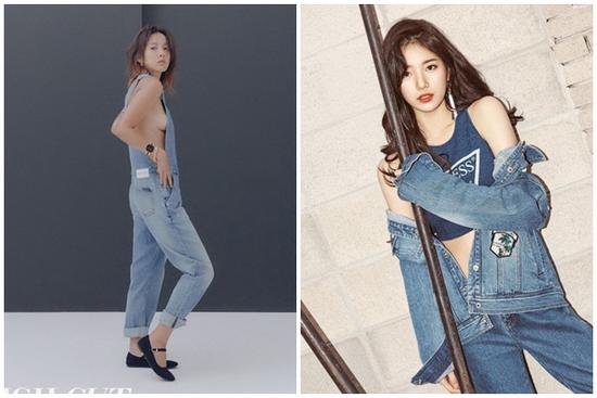 Suzy, Hani và dàn mỹ nhân Hàn diện váy áo denim khoe dáng gợi cảm