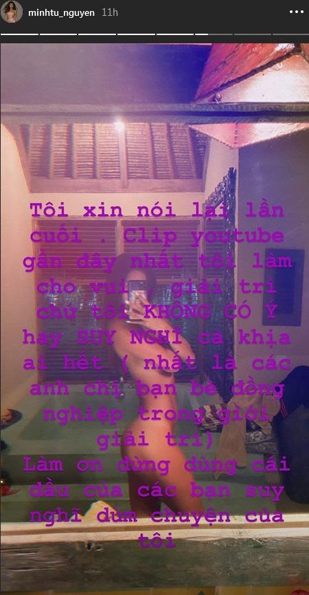 Minh Tú đăng ảnh nude 100% đáp trả nghi vấn cà khịa Ngọc Trinh-2