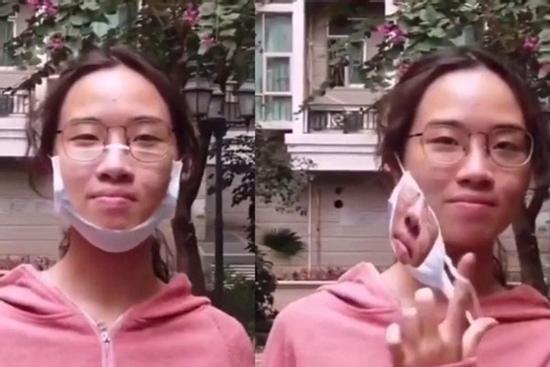 Đeo khẩu trang chống dịch nhưng sợ người quen không nhận ra, cô gái có cách xử lý khiến tất cả thán phục