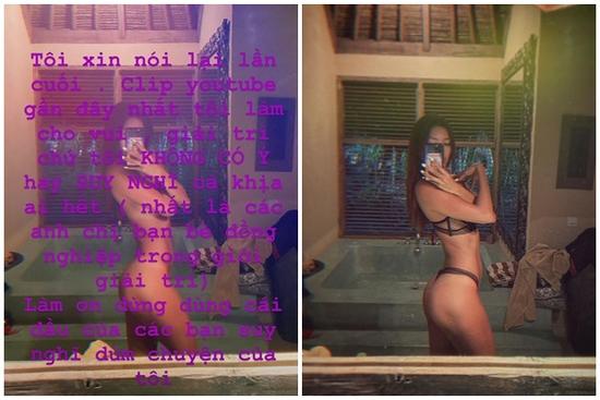 Minh Tú đăng ảnh nude 100% đáp trả nghi vấn 'cà khịa' Ngọc Trinh