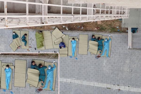 Bữa ăn muộn ngoài hành lang của các chiến sĩ tại khu cách ly ĐH Quốc gia TP.HCM dậy sóng MXH-12