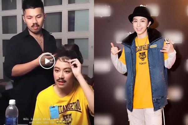 Hoàng Thùy Linh - Gil Lê mặc áo đôi cùng đi ăn hàng bất chấp dịch Covid-19-3