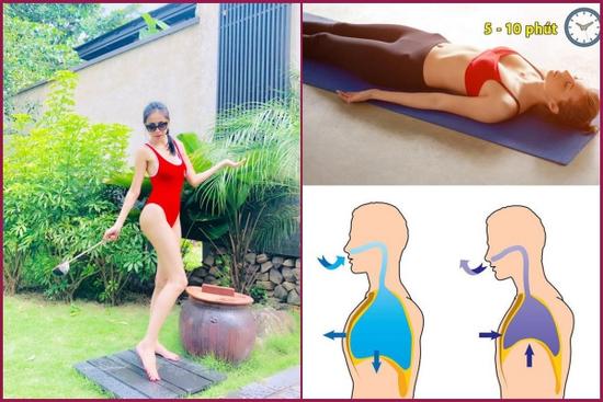 Thủy Tiên tiết lộ cách giảm cân chỉ nhờ thở học được từ Công Vinh, sau 2 - 3 tiếng có thể giảm 2kg