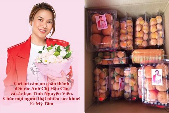 Không gõ trống khua chiêng, FC Mỹ Tâm âm thầm gửi bánh tặng đội hậu cần hỗ trợ cách ly mùa dịch Covid-19