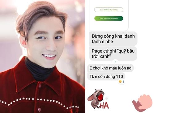 Fan Sơn Tùng ủng hộ 40 triệu chống dịch Covid-19, có 'sky' dốc cạn đến nỗi tài khoản chỉ còn 100k