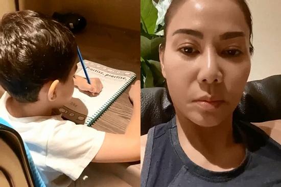 Thu Minh 'giận run' khi có mỗi cậu con trai mà cứ lơ mẹ hết lần này tới lần khác