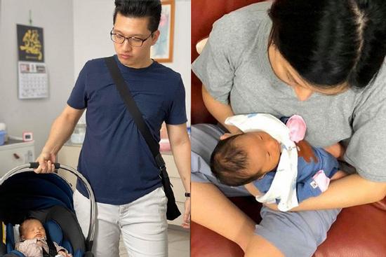 Con gái chào đời chưa tròn 1 tháng, em rể Trấn Thành đã lên mạng than chuyện bỉm sữa