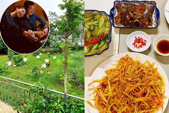 Bà xã Á hậu khoe mâm cơm 'Shark' Hưng tự nấu toàn món của nhà làm ra nhưng 'sang - xịn' không ngờ