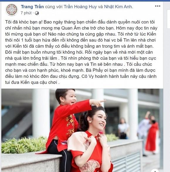 Trang Trần bật khóc khi Nhật Kim Anh giành được quyền nuôi con-2