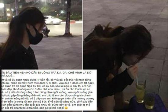 Lần đầu hẹn hò nhưng đưa bạn gái đi trà đá lại mang mỗi 50k, thanh niên bị dân mạng 'ném đá' thậm tệ