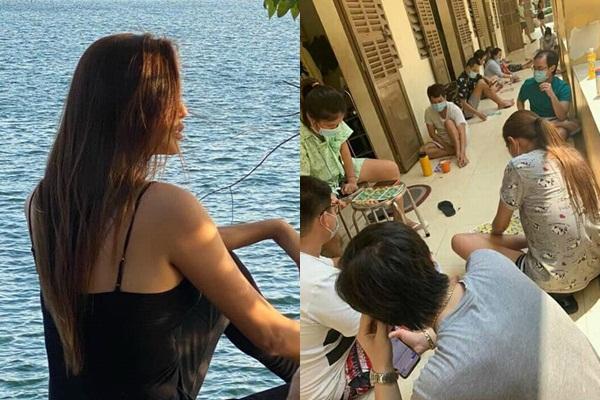 Ngày cách ly thứ 7 của Võ Hoàng Yến: Hái rau lang về luộc, đánh cầu lông với dân-16