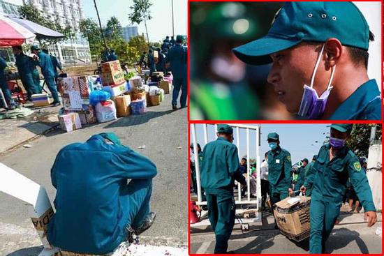 Tiếp tế quá nhiều hàng hóa, gửi cả tủ lạnh vào khu cách ly... đội hỗ trợ làm việc quá tải đến xót xa