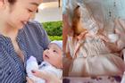 Mới tròn 2 tháng tuổi, con gái hoa hậu Jennifer Phạm đã bộc lộ tố chất mỹ nhân