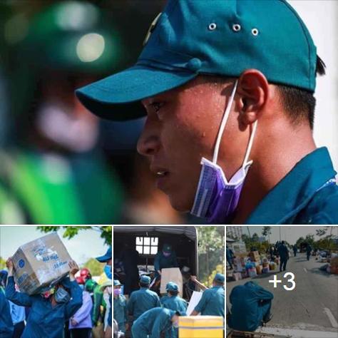 Trấn Thành xót xa khi chứng kiến những chiến sĩ thầm lặng nai lưng chuyển đồ tiếp tế cách ly-2