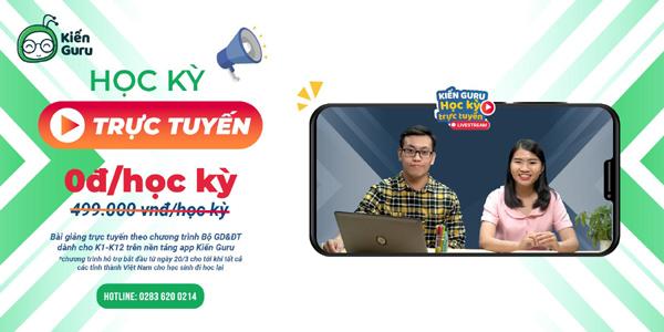 Ứng dụng học tập Kiến Guru dạy trực tuyến miễn phí trong mùa dịch-1
