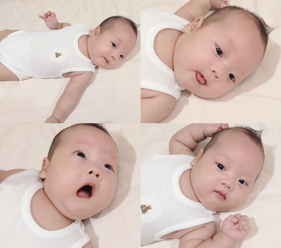 Ly Kute lần đầu công bố ảnh hiếm thuở mới lọt lòng của con trai Khoai Tây-3