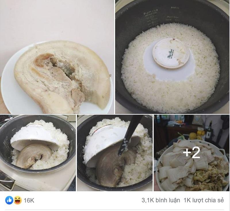 Mạng xã hội chia sẻ rần rần món cơm lười 2 trong 1 cánh mày râu nấu, ai cũng phải ngả nón thán phục-1