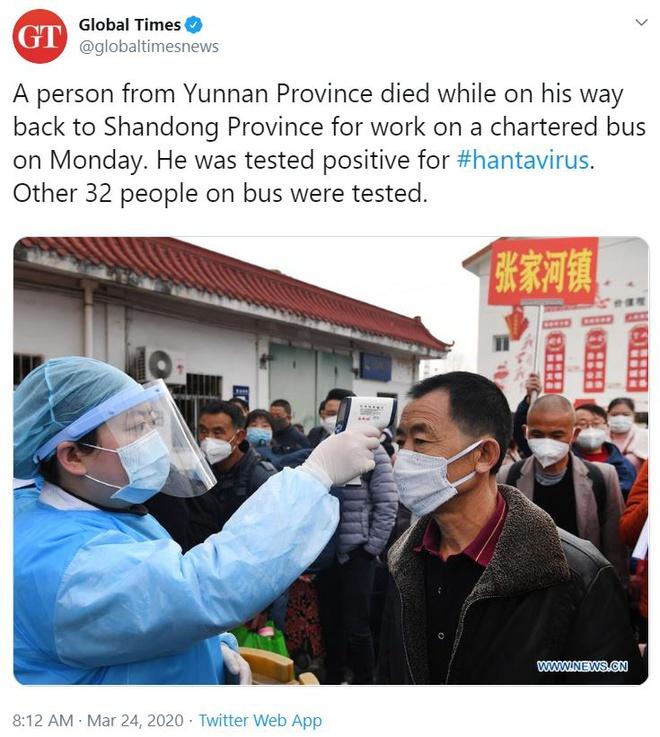 Vụ tử vong trên xe khách vì virus hanta ở Trung Quốc gây lo ngại khắp MXH-1
