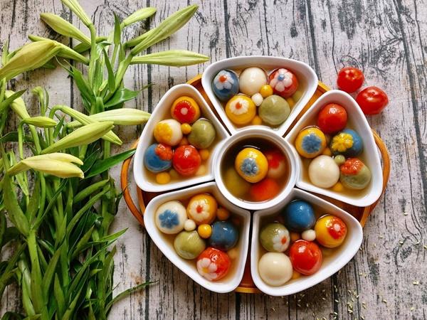 Dân mạng khoe ảnh bánh trôi tự làm tại nhà dịp Tết Hàn thực-2