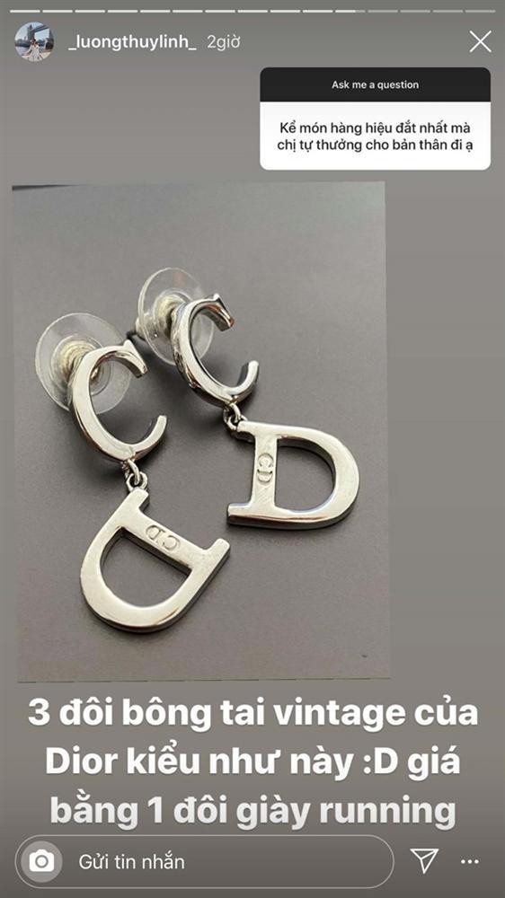 Nửa năm đăng quang, gia tài hàng hiệu của Lương Thùy Linh chỉ là 3 đôi hoa tai Dior cũ-3